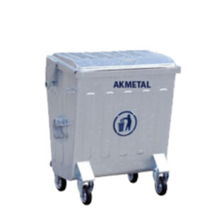 გალვანზირებული ნაგვის კონტეინერი 400ლ